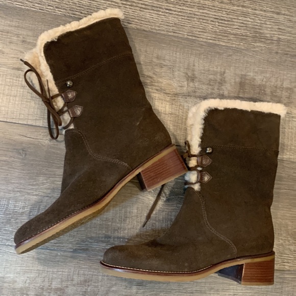 Rockport suede and faux fur boots size 8 1/2 - Picture 8 of 8